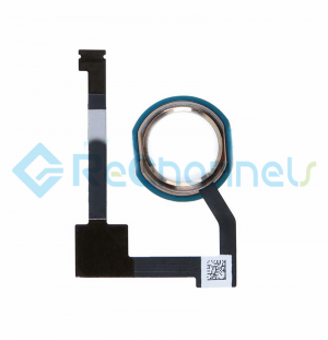 For Apple iPad Air 2 Home Button Assembly with Flex Cable Ribbon Replacement - Gold - Grade S+