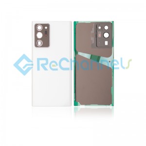 For Samsung Galaxy Note 20 Ultra SM-N985 Battery Door Replacement - Mystic White - Grade S+