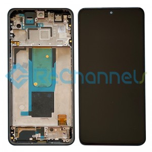 For Xiaomi Redmi Note 11 Pro 5G LCD Screen and Digitizer Assembly with Frame Replacement - Black - Grade S+