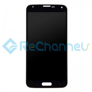 For Samsung Galaxy S5 LCD Screen and Digitizer Assembly Replacement - Black - Grade S+
