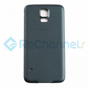 For Samsung Galaxy S5  Battery Door Replacement (Water-proof Gasket) - Black - Grade S+