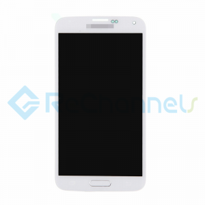 For Samsung Galaxy S5 LCD Screen and Digitizer Assembly with Home Button Replacement - White - Grade S+	