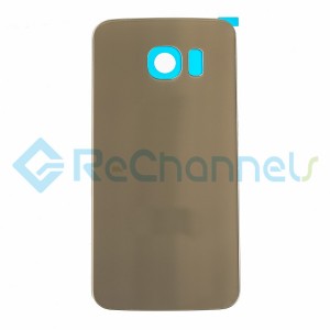 For Samsung Galaxy S6 Edge Series Battery Door Replacement - Gold - Grade S+