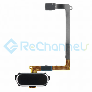 For Samsung Galaxy S6 Home Button Flex Cable Ribbon Replacement - Black - Grade S+