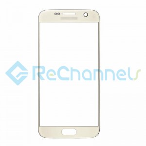 For Samsung Galaxy S7 Glass Lens Replacement - Gold - Grade S+