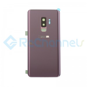 For Samsung Galaxy S9 Plus SM-G965 Battery Door With Adhesive Replacement - Lilac Purple - Grade R