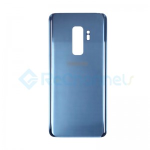 For Samsung Galaxy S9 Plus SM-G965 Battery Door With Adhesive Replacement - Coral Blue - Grade R
