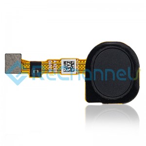 For Samsung Galaxy A11 SM-A115 Power and Fingerprint Sensor Flex Cable Replacement - Black - Grade S+