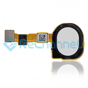 For Samsung Galaxy A11 SM-A115 Power and Fingerprint Sensor Flex Cable Replacement - White - Grade S+