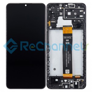 For Samsung Galaxy A13 5G SM-A136 LCD Screen and Digitizer Assembly with Frame Replacement - Black - Grade S+