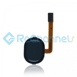 For Samsung Galaxy A20 SM-A205 Fingerprint Sensor Flex Cable Replacement - Black - Grade S+