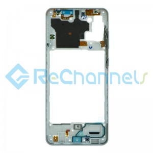 For Samsung Galaxy A31 SM-A315 Middle Frame Replacement - White - Grade S+