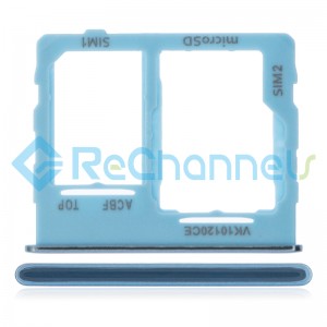 For Samsung Galaxy A32 5G SM-A326 SIM Card Tray Replacement (Dual SIM) - Blue - Grade S+
