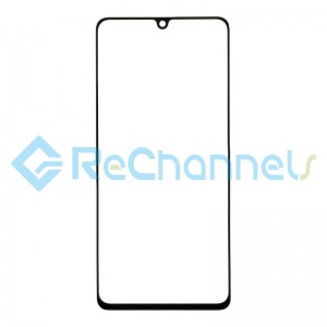 For Samsung Galaxy A41 SM-A415 Front Glass Replacement - Black - Grade S+