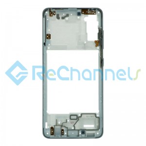For Samsung Galaxy A41 SM-A415 Middle Frame Replacement - White - Grade S+