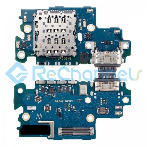 For Samsung Galaxy A53 5G SM-A536 Charging Port PCB Board with SIM Card Reader Replacement - Grade S+