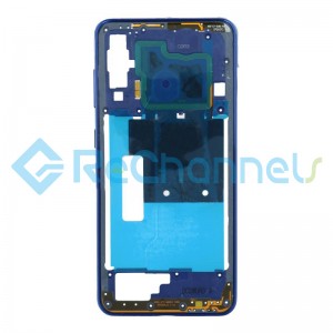 For Samsung Galaxy A60 SM-A606 Front Housing Replacement - Blue - Grade S+