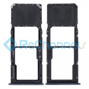 For Samsung Galaxy A71 SM-A715 SIM Card Tray Replacement (Single SIM) - Black - Grade S+