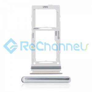 For Samsung Galaxy A72 SM-A725 SIM Card Tray Replacement (Dual SIM) - White - Grade S+