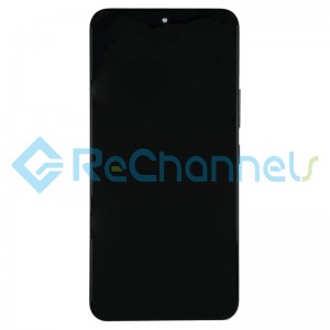 For Samsung Galaxy S22 5G LCD Screen and Digitizer Assembly with Frame Replacement - Black - Grade S+