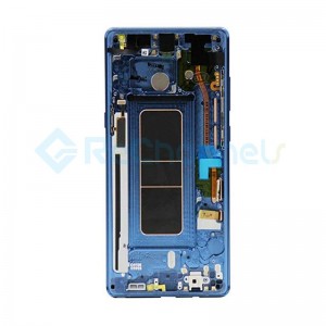 For Samsung Galaxy Note 8 LCD Screen and Digitizer Assembly with Front Housing Replacement - Blue - Grade S