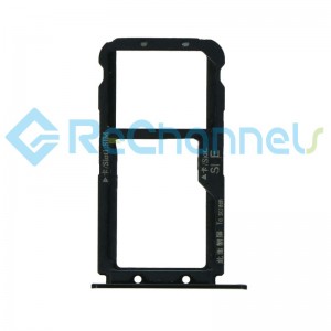 For Huawei Mate 20 Lite SIM Card Tray Replacement - Black - Grade S+