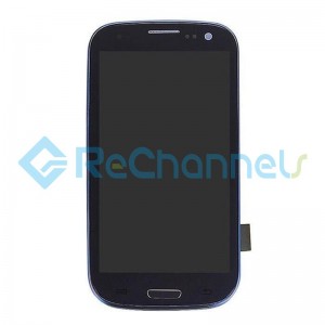 For Samsung Galsxy S3 LCD Screen and Digitizer Assembly Replacement - Blue - Grade S