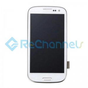 For Samsung Galsxy S3 LCD Screen and Digitizer Assembly Replacement - White - Grade S
