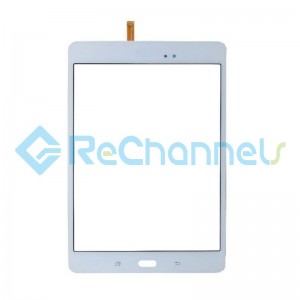 For Samsung Galaxy Tab A - 8" (2015) T350 / T357W Digitizer Touch Screen Assembly Replacement - White - Grade S+