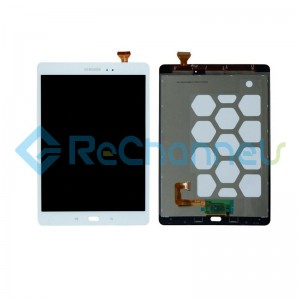 For Samsung Galaxy Tab A- 9.7" T550 LCD Screen and Digitizer Assembly Replacement - White - Grade S+