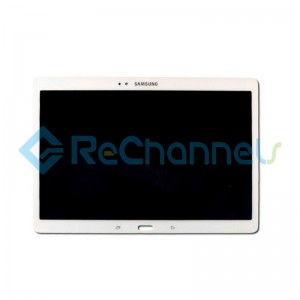 For Samsung Galaxy Tab S - 10.5"  T800 LCD Screen and Digitizer Assembly Replacement - White - Grade S+