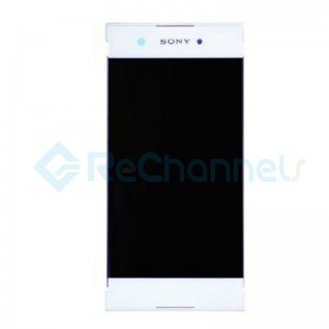 For Sony Xperia XA1 LCD Screen and Digitizer Assembly with Front Housing Replacement - White - Grade S+