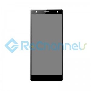 For Sony Xperia XZ2 (Model H8216) LCD Screen and Digitizer Assembly Replacement - Black - Grade S+