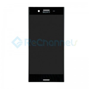For Sony Xperia XZ Premium LCD Screen and Digitizer Assembly Replacement - Black - With Logo - Grade S+