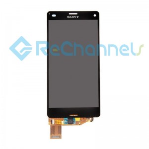 For Sony Xperia Z3 Compact LCD Screen and Digitizer Assembly Replacement - Black - Grade S+