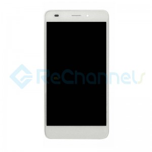 For Huawei Honor 5c/Honor 7 Lite LCD Screen and Digitizer Assembly with Front Housing Replacement - White - Grade S