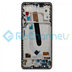 For Xiaomi Mi 11i LCD Screen and Digitizer Assembly with Front Housing Replacement - White - Grade S+