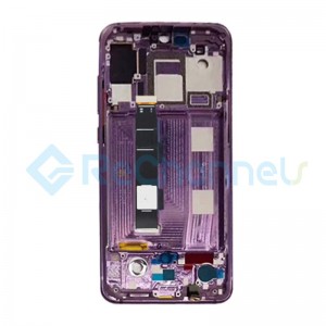 For Xiaomi Mi 9 LCD Screen and Digitizer Assembly with Front Housing Replacement - Violet - Grade S+