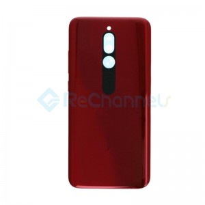 For Xiaomi Redmi 8 Battery Door Replacement - Ruby Red - Grade S+