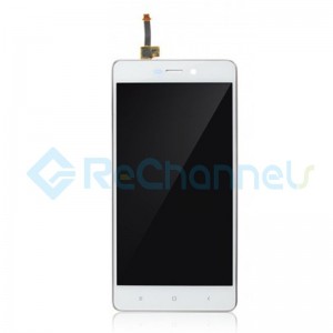 For Xiaomi Redmi Mini 3/3S LCD Screen and Digitizer Assembly with Front Housing Replacement - White - Grade S+