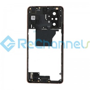 For Xiaomi Redmi Note 10 Pro Middle Frame Replacement - Gold - Grade S+