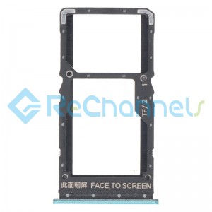 For Xiaomi Redmi Note 11 SIM Card Tray Replacement (Dual SIM) - Green - Grade S+
