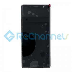 For Sony Xperia XZ2 Compact(Model H8314) LCD Screen and Digitizer Assembly Replacement - Black - Grade S+