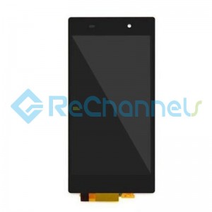 For Sony Xperia Z1 LCD Screen and Digitizer Assembly Replacement - Black - Grade S