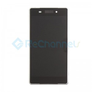 For Sony Xperia Z2 LCD Screen and Digitizer Assembly with Front Housing Replacement - White - Grade S+