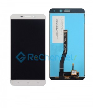 For Asus Zenfone 3 Laser Z01bd LCD Screen and Digitizer Assembly Replacement - White - Grade S