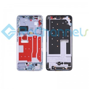 For Huawei Honor 30 Front Housing Replacement - Silver - Grade S+