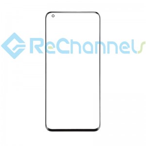 For Xiaomi Mi 11 Ultra Glass Lens Replacement - Black - Grade S