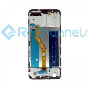 For Huawei Honor View 10 LCD Screen and Digitizer Assembly with Front Housing Replacement - White - Grade R