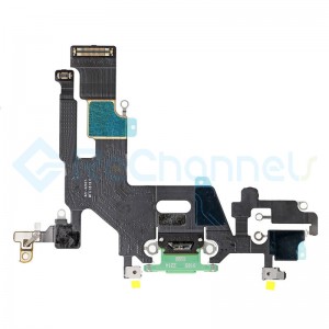 For Apple iPhone 11 Charging Port Flex Cable Ribbon Replacement - Green - Grade S+